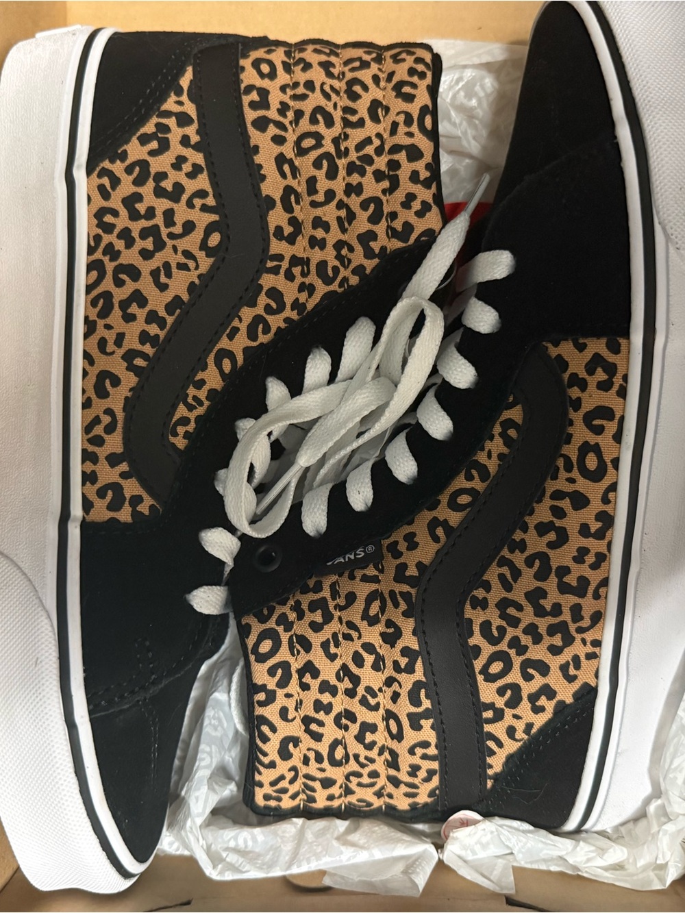 Vans Filmore Hi Cheetah Black/White High-Top Sneakers